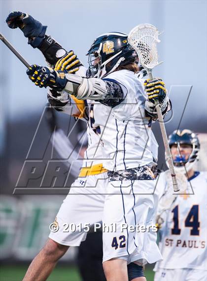 Thumbnail 1 in Georgetown Prep vs. St. Paul's (PNC Lacrosse Invitational) photogallery.