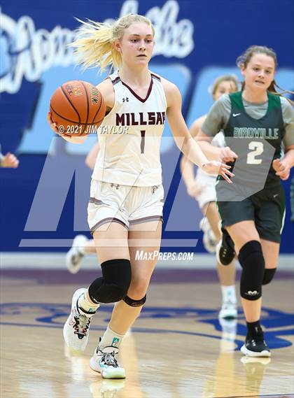 Thumbnail 1 in Millsap vs Birdville (Raising Cane's Chicken Lady Roos Christmas Classic) photogallery.