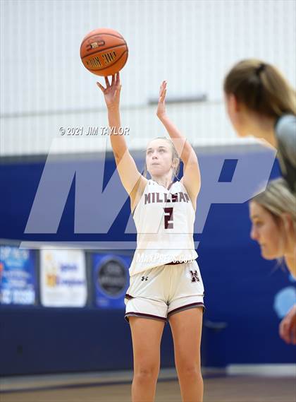Thumbnail 1 in Millsap vs Birdville (Raising Cane's Chicken Lady Roos Christmas Classic) photogallery.