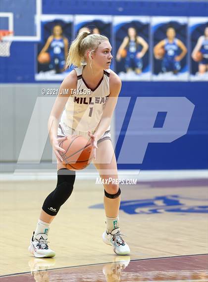 Thumbnail 1 in Millsap vs Birdville (Raising Cane's Chicken Lady Roos Christmas Classic) photogallery.