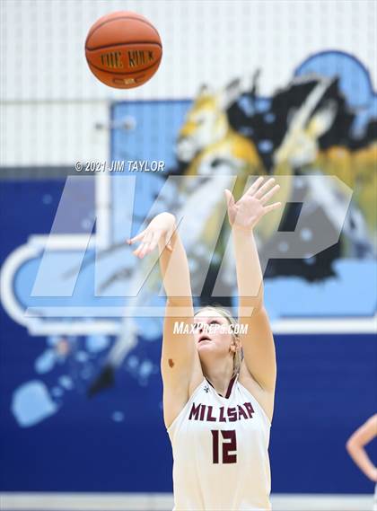 Thumbnail 2 in Millsap vs Birdville (Raising Cane's Chicken Lady Roos Christmas Classic) photogallery.