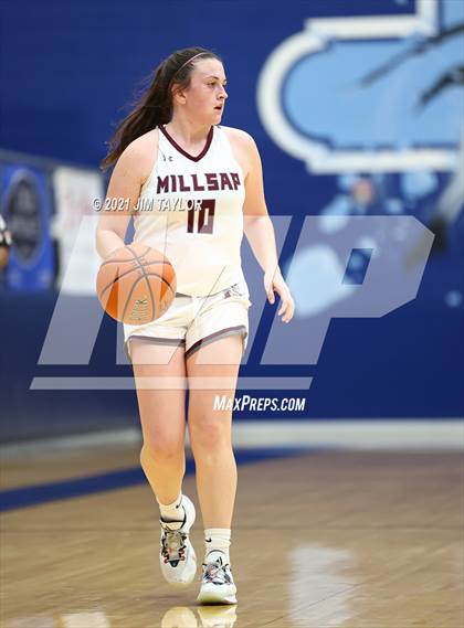 Thumbnail 1 in Millsap vs Birdville (Raising Cane's Chicken Lady Roos Christmas Classic) photogallery.