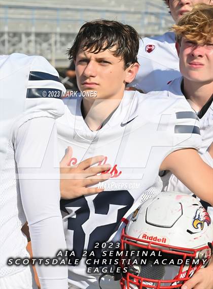 Thumbnail 1 in Scottsdale Christian Academy @ Arizona Lutheran Academy (AIA 2A Semifinal) photogallery.