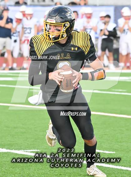 Thumbnail 3 in Scottsdale Christian Academy @ Arizona Lutheran Academy (AIA 2A Semifinal) photogallery.