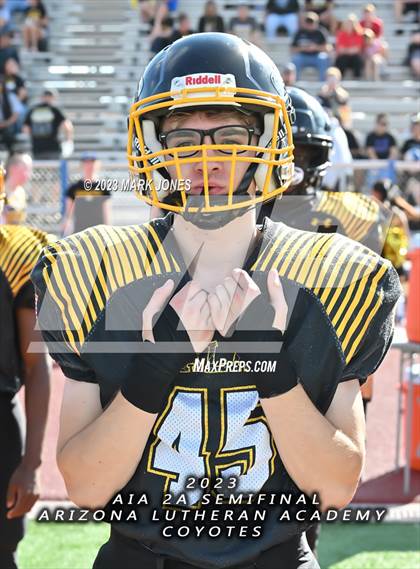 Thumbnail 2 in Scottsdale Christian Academy @ Arizona Lutheran Academy (AIA 2A Semifinal) photogallery.