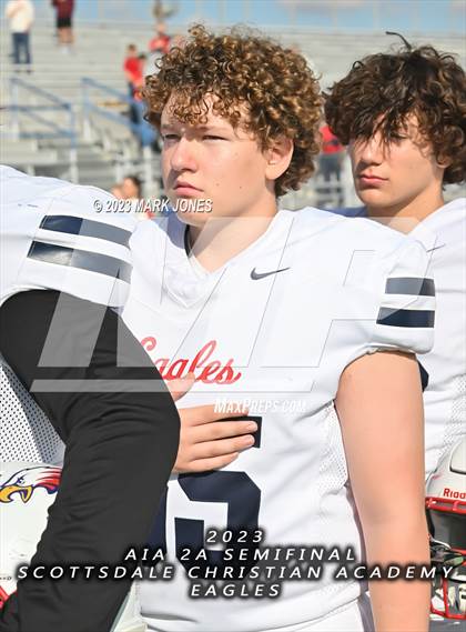 Thumbnail 2 in Scottsdale Christian Academy @ Arizona Lutheran Academy (AIA 2A Semifinal) photogallery.