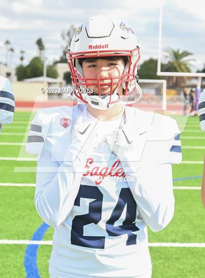 Thumbnail 2 in Scottsdale Christian Academy @ Arizona Lutheran Academy (AIA 2A Semifinal) photogallery.