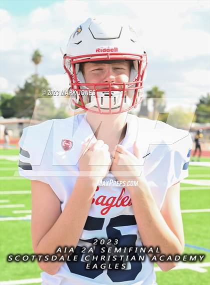 Thumbnail 2 in Scottsdale Christian Academy @ Arizona Lutheran Academy (AIA 2A Semifinal) photogallery.