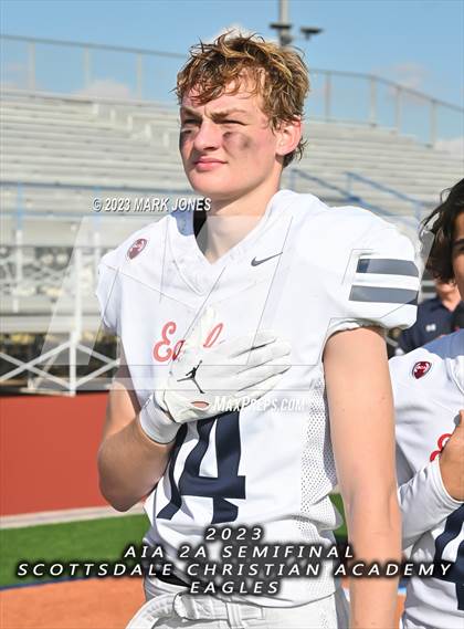 Thumbnail 3 in Scottsdale Christian Academy @ Arizona Lutheran Academy (AIA 2A Semifinal) photogallery.