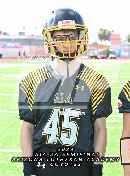 Thumbnail 3 in Scottsdale Christian Academy @ Arizona Lutheran Academy (AIA 2A Semifinal) photogallery.