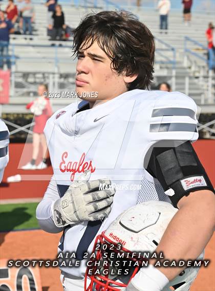 Thumbnail 2 in Scottsdale Christian Academy @ Arizona Lutheran Academy (AIA 2A Semifinal) photogallery.