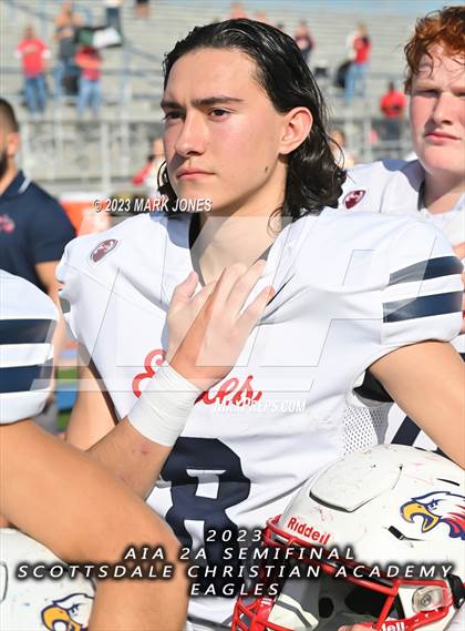 Thumbnail 1 in Scottsdale Christian Academy @ Arizona Lutheran Academy (AIA 2A Semifinal) photogallery.