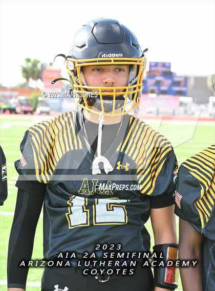 Thumbnail 3 in Scottsdale Christian Academy @ Arizona Lutheran Academy (AIA 2A Semifinal) photogallery.