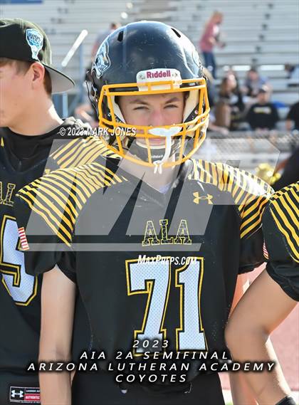 Thumbnail 2 in Scottsdale Christian Academy @ Arizona Lutheran Academy (AIA 2A Semifinal) photogallery.