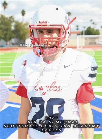 Thumbnail 2 in Scottsdale Christian Academy @ Arizona Lutheran Academy (AIA 2A Semifinal) photogallery.
