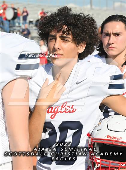 Thumbnail 2 in Scottsdale Christian Academy @ Arizona Lutheran Academy (AIA 2A Semifinal) photogallery.
