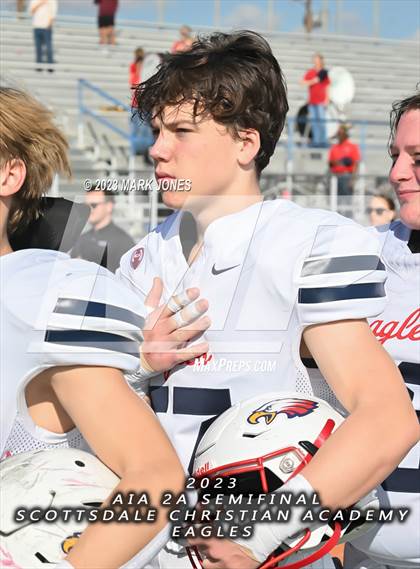 Thumbnail 3 in Scottsdale Christian Academy @ Arizona Lutheran Academy (AIA 2A Semifinal) photogallery.