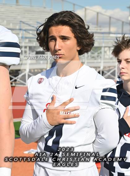 Thumbnail 2 in Scottsdale Christian Academy @ Arizona Lutheran Academy (AIA 2A Semifinal) photogallery.