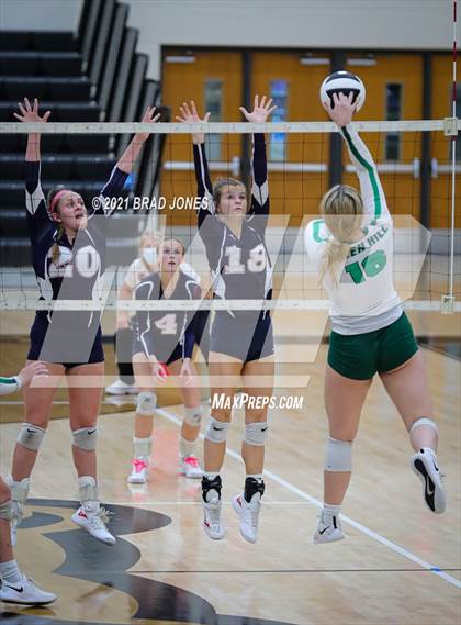 Thumbnail 1 in Green Hill vs Cookeville (TSSAA Division I-AAA District Playoff) photogallery.