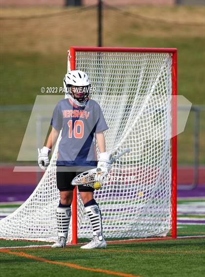 Thumbnail 1 in Hershey vs Danville (PIAA Class AA First Round) photogallery.