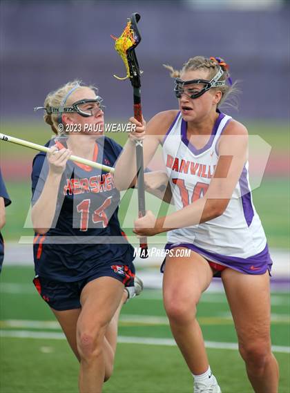 Thumbnail 2 in Hershey vs Danville (PIAA Class AA First Round) photogallery.