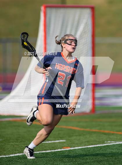 Thumbnail 1 in Hershey vs Danville (PIAA Class AA First Round) photogallery.