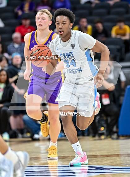 Thumbnail 3 in Scottsburg vs. South Bend St. Joseph (IHSAA 3A Final)  photogallery.