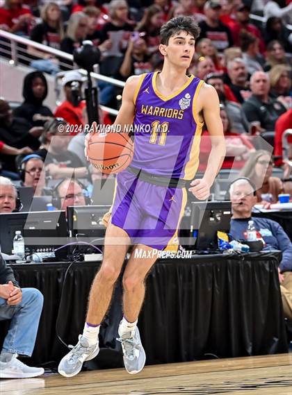 Thumbnail 2 in Scottsburg vs. South Bend St. Joseph (IHSAA 3A Final)  photogallery.