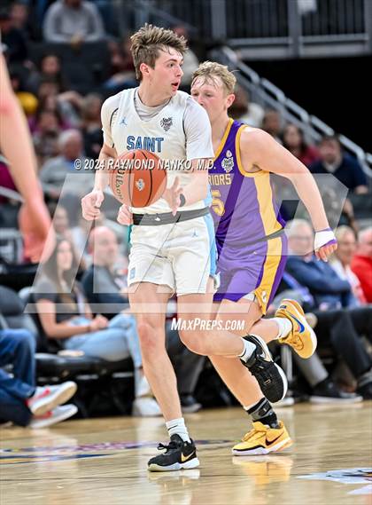 Thumbnail 3 in Scottsburg vs. South Bend St. Joseph (IHSAA 3A Final)  photogallery.