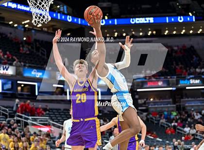 Thumbnail 3 in Scottsburg vs. South Bend St. Joseph (IHSAA 3A Final)  photogallery.