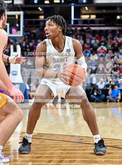 Thumbnail 3 in Scottsburg vs. South Bend St. Joseph (IHSAA 3A Final)  photogallery.