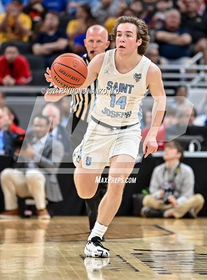 Thumbnail 3 in Scottsburg vs. South Bend St. Joseph (IHSAA 3A Final)  photogallery.