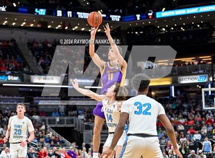 Thumbnail 1 in Scottsburg vs. South Bend St. Joseph (IHSAA 3A Final)  photogallery.