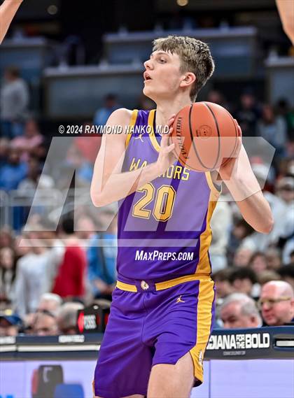 Thumbnail 2 in Scottsburg vs. South Bend St. Joseph (IHSAA 3A Final)  photogallery.