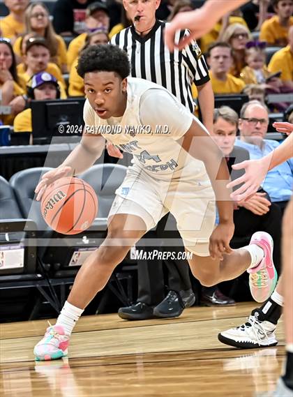 Thumbnail 3 in Scottsburg vs. South Bend St. Joseph (IHSAA 3A Final)  photogallery.