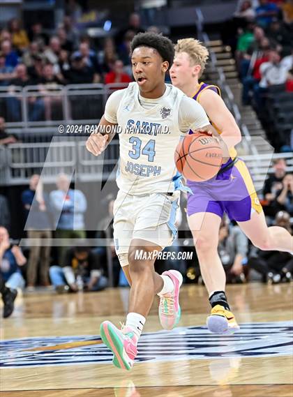 Thumbnail 3 in Scottsburg vs. South Bend St. Joseph (IHSAA 3A Final)  photogallery.