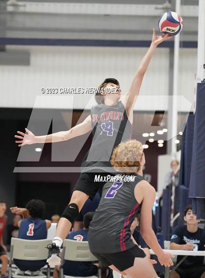 Thumbnail 2 in St. Stephen's Episcopal vs. St. Andrew's (Aggieland Come and Take It Showdown) photogallery.