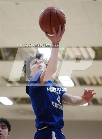 Thumbnail 1 in Central Catholic vs Nolan Catholic (TAPPS 6A Area Playoff) photogallery.