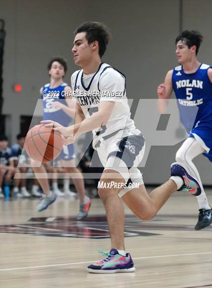 Thumbnail 1 in Central Catholic vs Nolan Catholic (TAPPS 6A Area Playoff) photogallery.