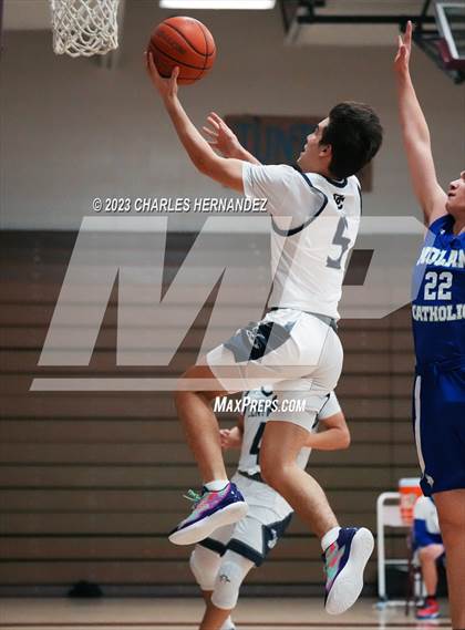 Thumbnail 3 in Central Catholic vs Nolan Catholic (TAPPS 6A Area Playoff) photogallery.