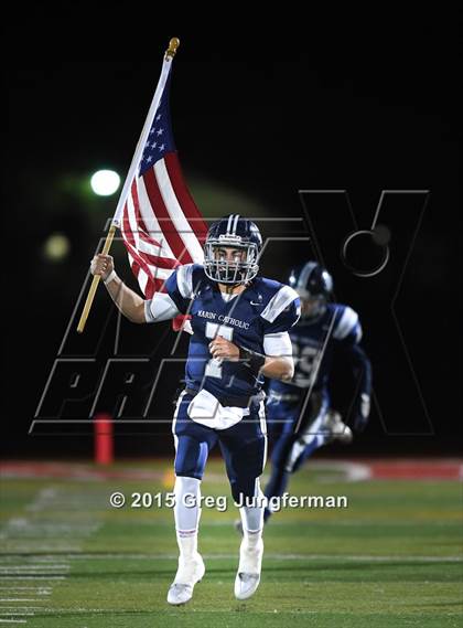Thumbnail 2 in Cardinal Newman vs. Marin Catholic (CIF NCS D4 Final) photogallery.