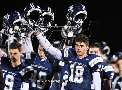 Thumbnail 1 in Cardinal Newman vs. Marin Catholic (CIF NCS D4 Final) photogallery.