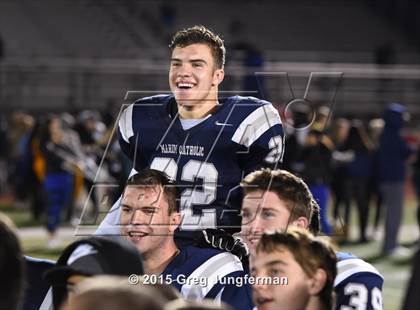 Thumbnail 2 in Cardinal Newman vs. Marin Catholic (CIF NCS D4 Final) photogallery.