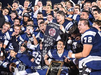 Thumbnail 2 in Cardinal Newman vs. Marin Catholic (CIF NCS D4 Final) photogallery.