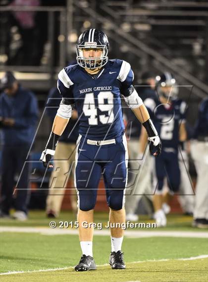 Thumbnail 2 in Cardinal Newman vs. Marin Catholic (CIF NCS D4 Final) photogallery.