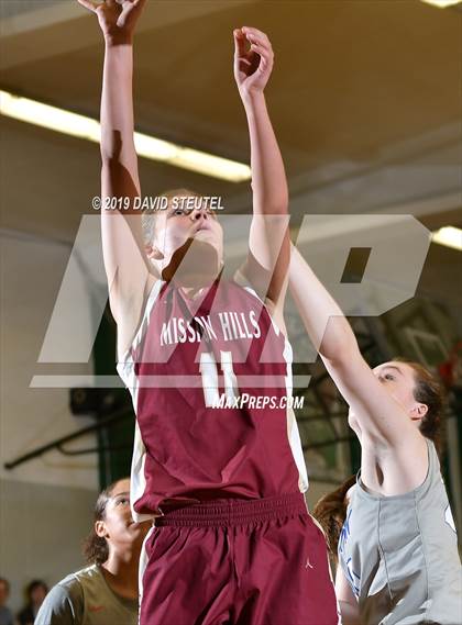 Thumbnail 3 in Mission Hills vs. Bishop Gorman (St. Mary's Stockton MLK Showcase) photogallery.