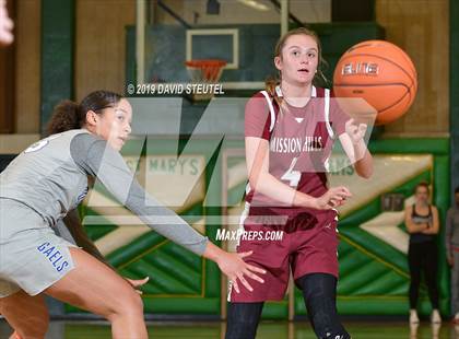 Thumbnail 3 in Mission Hills vs. Bishop Gorman (St. Mary's Stockton MLK Showcase) photogallery.