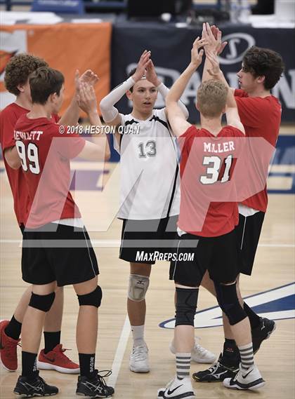 Thumbnail 3 in San Gabriel Academy vs. Murrieta Valley (CIF-SS D4 Final) photogallery.