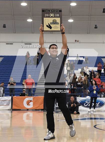 Thumbnail 2 in San Gabriel Academy vs. Murrieta Valley (CIF-SS D4 Final) photogallery.