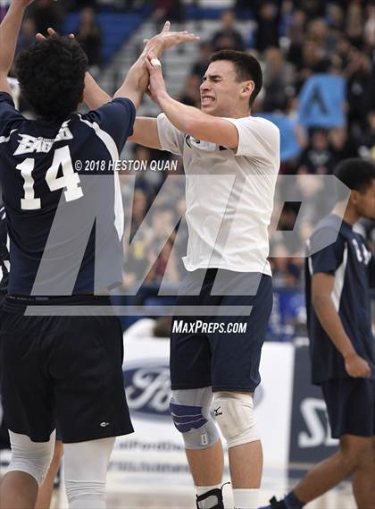Thumbnail 3 in San Gabriel Academy vs. Murrieta Valley (CIF-SS D4 Final) photogallery.